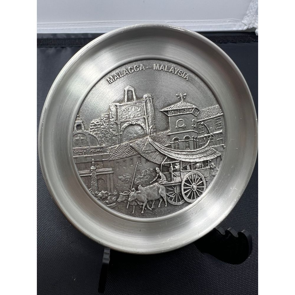 Royal Selangor Pewter‎ Decorative Plate Malaysia Malacca Collectible Wall Decor